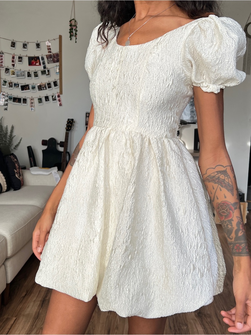 Sister Jane Puff Sleeve Mini Dress